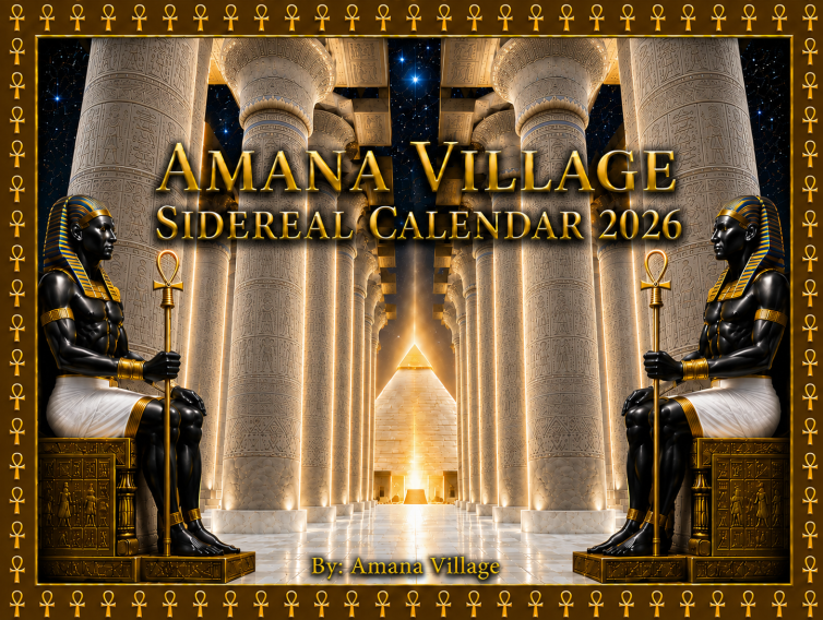 Amana’s 2026 Sidereal Calendar